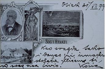 Razglednica, in memoriam Ante Starcevic, 1899., Osobni fond Ulcnik Ivan
