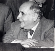 Miroslav Krlea na Skupu mira u Zagrebu, 1951.